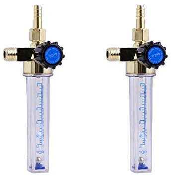 Argon CO2 Professionale Gas Flow Meter Tester Misuratore di Portata per Mig Tig Saldatore Saldatura 2PCS