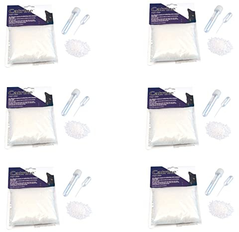Kruuse Catrine Pearl Urin Auffangsystem | 6er Pack | 6 x 200 g | Urinsammelsystem für Katzen | Enthält Nicht saugfähiges Granulat, eine Pipette und EIN Sammelröhrchen