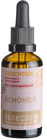 benecosBIO Gesichtsöl BIO-Granatapfelkernöl SCHÖNE:R - Schöne Haut & Zweite Jugend