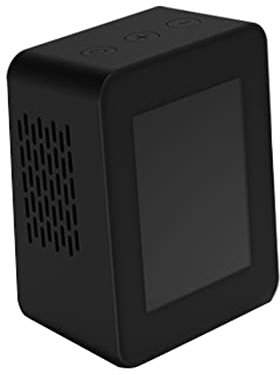Lisher WiFi Tuya - Sensor de CO2 inteligente con interruptor de dióxido de pantalla LCD Smart Life APP color negro