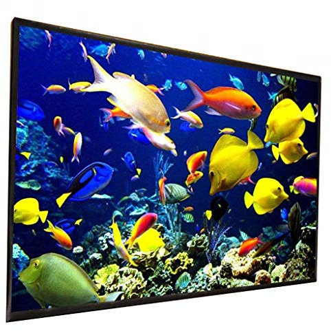 BGFYUSF Projektor-Leinwand für den Außenbereich, 150 200 Zoll, 300 Zoll, weißes Stoffmaterial, 180 250 Zoll, optional 16:9/4:3 für LED (300 Zoll)