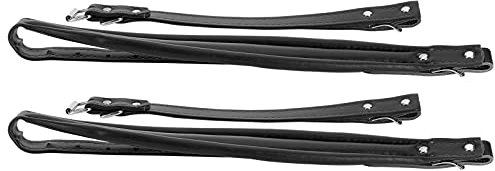 Verstellbares Akkordeongurt-Set aus PU-Leder ¨C 2-teiliges Schultergurt-Zubeh?r, Geeignet f¨¹r 16¨C120 B?sse (Schwarz),Kombinationsfitnessprodukte
