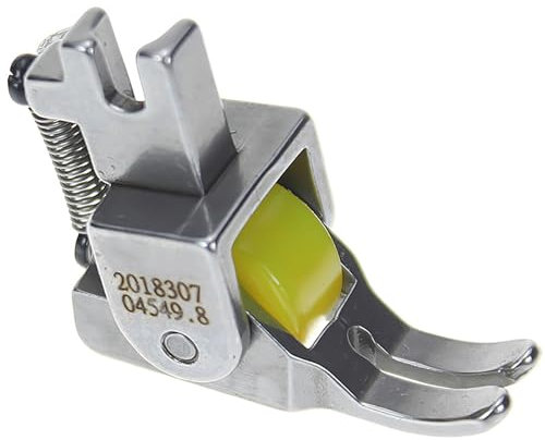 Adjustable Roller Sewing Foot Sewing Machine Foot for Leather, Thick Fabric Snap-on Low Shank Adapter Presser Foot Low Shank Sewing Machines Low Shank Snap-On