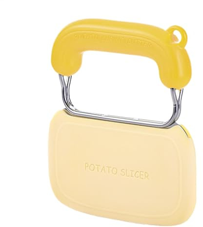 Crinkle Cutter - Affettatrice ondulata - Affettatrice ondulata in acciaio inox per cetrioli, sapone per patate, strumento da taglio per donne e uomini, senza impatto, con un eccellente effetto di