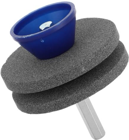 ABOOFAN Affûteur de Tondeuse à Gazon Multifonction, 4 Roues de Meulage, Acier et Plastique, Usage Maison et Jardin, Entretien Facile