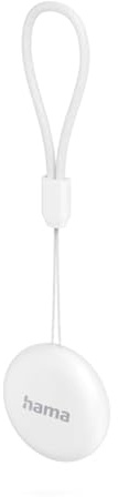 Hama |Localizador de Llaves Find my Device (para Android, App, Bluetooth, buscador de Llaves, Key Finder) Blanco