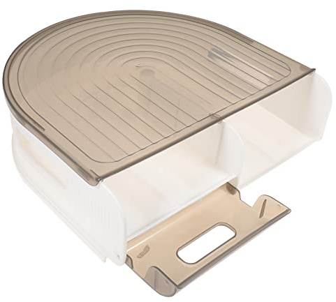 DIYEAH Eier Organizer mit Geneigtem Design Praktische Eieraufbewahrungsbox für Kühlschrank Transparente Eierbox Platzsparend für Zuhause und Bauernhof
