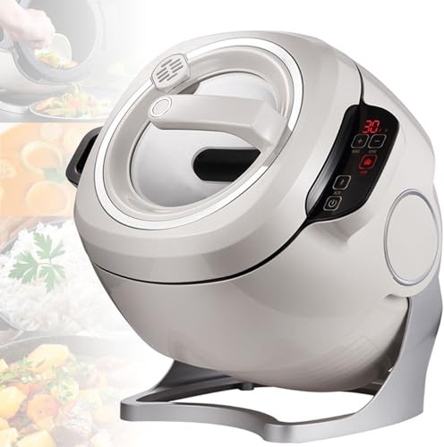 SHENGSHIYU Multicuiseur,6L Antiadhésif,3 Niveaux de Puissance & Minuterie Ajustable,360° Mélange Automatique & Écran Tactile,2000W Robot de Cuisine Multifonction pour Sauté/Mijotage/Soupe