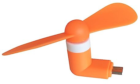 YiNLuax Ventilatore USB personale per cellulari Telefono portatile per funzione OTG Telefono Smartphone TPE Usb Fan Silenzioso