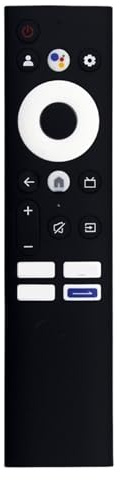 TV-fjärrkontroll, Röstfjärrkontroll Reservdelsbyte Kompatibel for TV RHAT2 TC9012 Svart