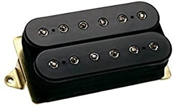 DiMarzio DP 104FBK Super 2 Humbucker E-Gitarrentonabnehmer, Schwarz