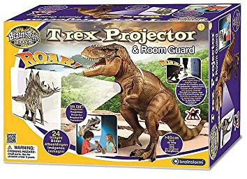 Brainstorm Toys E2028 T-Rex Projector and Room Guard, Various