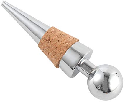 UPKOCH 2 Stück Edelstahl Weinflaschenverschluss Kork Wiederverwendbare Weinflaschenverschlüsse Stopper Flaschenversiegelung für Weinflaschen
