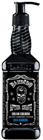 Bandido Barber After Shave Cream Cologne ISTANBUL 350ml - Lotion Men Baume après rasage - le rasage humide nourrit et rafraîchit le baume