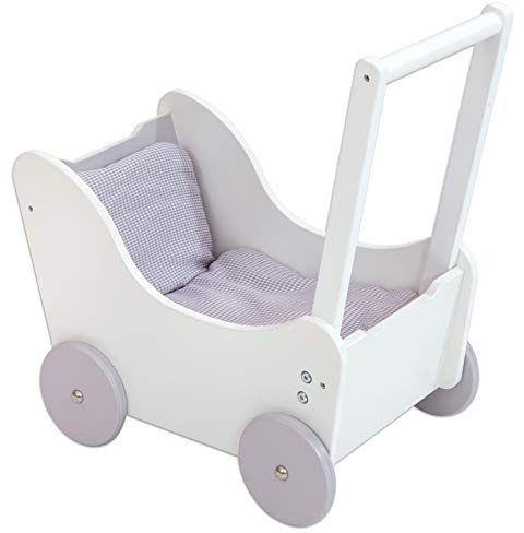Betzold - Puppenwagen Kinder aus Buchenholz - Spielzeug