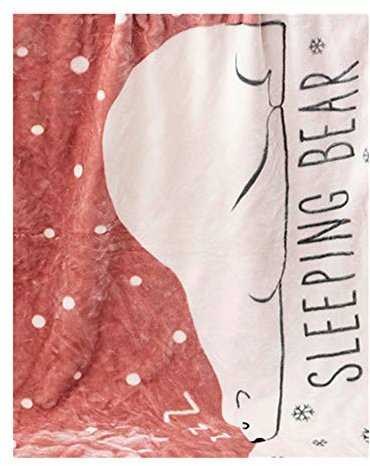 Babydecken Krabbeldecke 100x140cm Doppelseitig Multifunktional Kuscheldecke für Kinderwagen Weich Flauschi Decke für Babys Kinderdecke Sofadecke Nickerchen Decke (Rosa Bär)