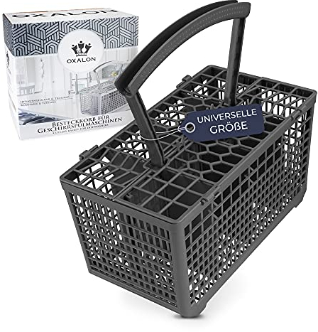 OXALON® Besteckkorb Spülmaschine universal mit robustem Boden & stabilem Stand, Spülmaschinen Besteckkasten - Geschirrspüler Korb - Spülmaschinenkorb Geschirrspülkorb - Geschirrkorb unten Ersatzteile