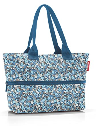 reisenthel shopper e1 - Großraumtasche aus hochwertigem Polyestergewebe, Farbe:viola celeste