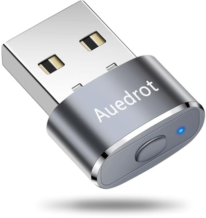AUEDROT Mouse Jiggler Nicht Nachweisbar USB Mouse Mover mit Schaltertaste, Metall Maus Beweger Automatisch Maus Jiggler, 2 Jiggler-Modi, Treiberfrei, Plug & Play, Hält Computer/Laptop Wach, Grau