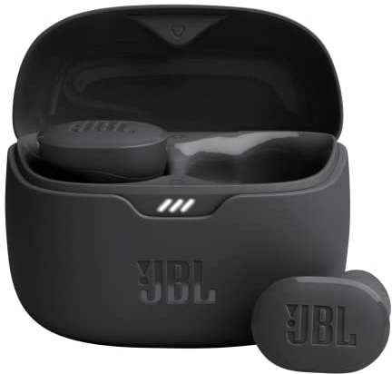 JBL Tune Buds, Wireless ANC Bluetooth Headphones, 10mm Drivers, 48 Hours Playback, IP54 Water and Dust Resistant - Black