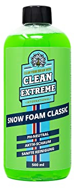 CLEANEXTREME Snow Foam Classic | 500 ml Konzentrat | pH-neutraler Auto Reinigungsschaum für die schonende Vorwäsche - dichter, langhaftender, schmutzlösender Schaum-Teppich