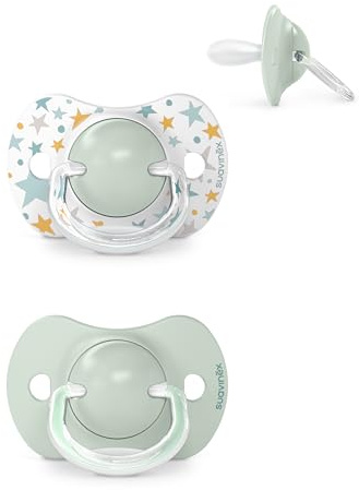 Suavinex 2 Ciucci SX Pro Silicone, 6-18 Mesi, Dreams Azzurro
