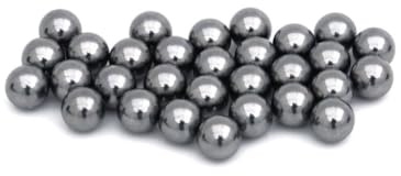 Stahlkugeln 10mm Schleudermunition Softair Kugeln Kaliber 10mm 500/1000 / 2000 Stück Metallkugeln für Katapult Zwille Slingshoot Schleuder in Silber Kugellager Steinschleuder Munition rund (500)