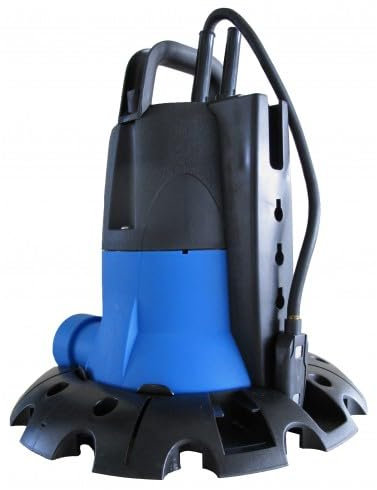 COIL Pompa per piscina da 200 W, ad alte prestazioni, pompa di drenaggio 5500 l/h, capacità di sollevamento 4,5 m, ideale per piscine da giardino, pompa per acque reflue, pompa sommersa per una