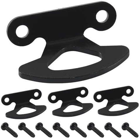 Ganchos de Amarre, Anclajes de Amarre, Anclajes de Amarre para Plataforma de camión, 4X Kits de Ganchos de Anclajes de Amarre para Camiones en la Plataforma Interior para Correas, Cadenas y Cuerdas