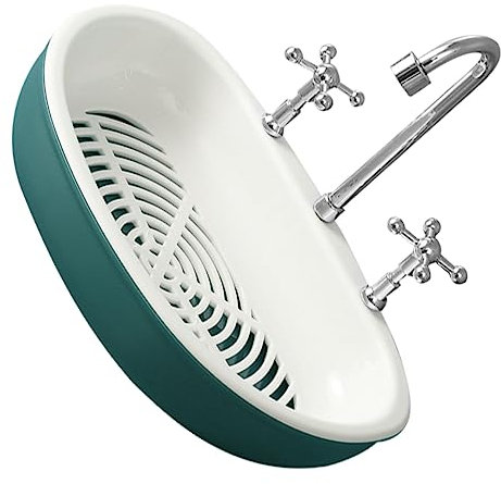 Alipis Jabonera De Ducha Sin Taladro Diseño Simple Abs Escurridor para Baño y Cocina