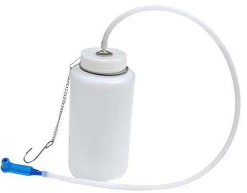 QccHieUs Bottiglia Spurgo Freni Recipiente per Spurgo Kit Manutenzione Auto Attrezzo Spurgo Freni in PP Durevole per Utilizzo Semplice Adatto per Sostituzione, 160 G