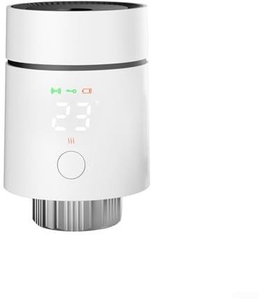 Termostato intelligente per radiatore, valvola per radiatore WiFi per ZigBee, per controllo digitale multi stanza, adatto per Alexa
