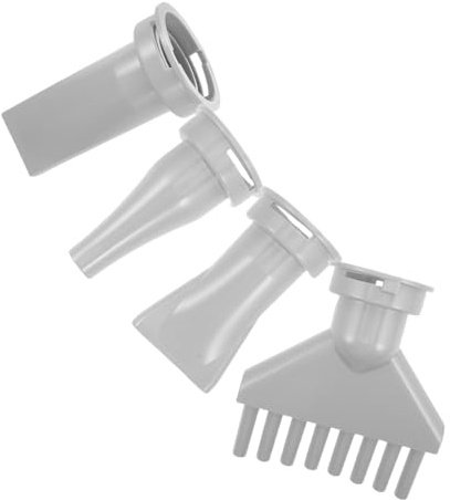 ULTECHNOVO 4pezzi Asciugacapelli Per Toelettatura Cani Di Punte Di Ricambio in Plastica Abs Per Soffiatore Accessori Per Toelettatura Animali Domestici Ugello Concentratore Per Asciugacapelli