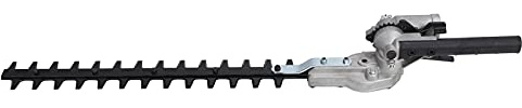 Xiuganpo Testina per Tagliasiepi, Attacco Universale per Decespugliatore con Tubo da 26 Mm e Foro Quadrato da 5,3 Mm, Accessorio per Tagliasiepi da Giardino con Design Ad Ala a Doppia Pala per