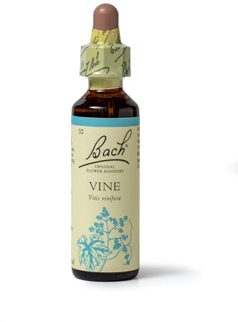 Bach Original Flower Remedies Vine, Live & Let Live, Motivate & Inspire, Emotional Wellness, Natural Flower Essence, 20ml