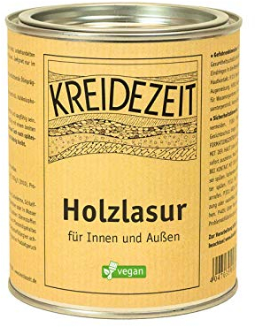 Holzlasur für Innen und außen 0,75 l farbig (Teak)
