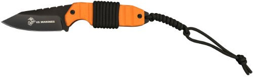 United States Marine Corp USMC Feste Klinge Orange g-10