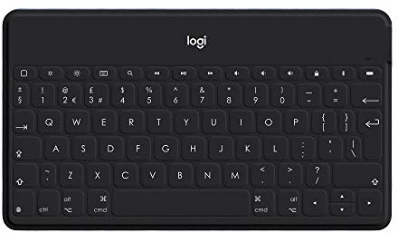 Logitech Keys-To-Go Teclado para móvil Negro Bluetooth - Teclados para móviles (Apple, iPad, iPhone, Apple TV, Negro, Inalámbrico, Bluetooth, Batería)
