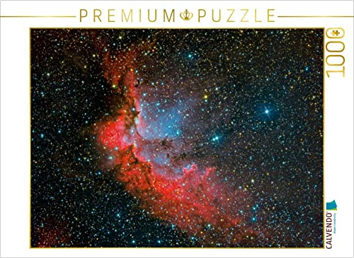 CALVENDO Puzzle Zauberernebel NGC 7380 | 1000 Teile Lege-Größe 64 x 48 cm Foto-Puzzle für glückliche Stunden