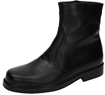 MADE IN SPAIN 501 Bota de Piel con Borrego para Caballero - Hechas en España Hombre Botas-Botines Negro 45