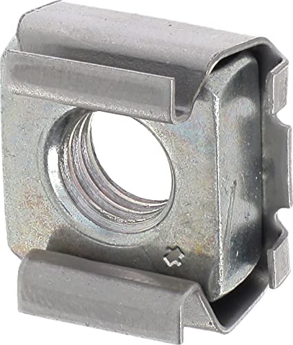 Écrou Cage Métal pour Véhicules Renault/Peugeot/PSA, M8-1.25, Lot de 15, Argent