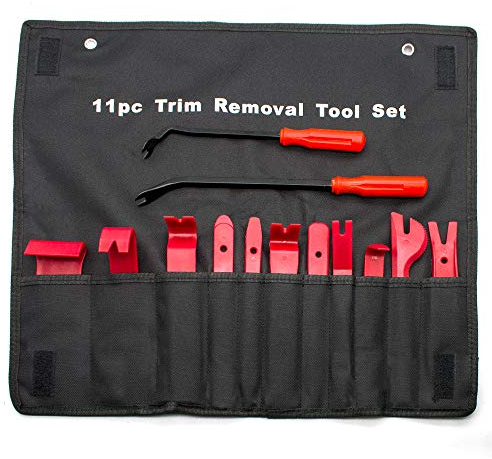 BeiLan 13PCS Coche Herramientas Kit para Desmontar el Audio de Coche, Vehículos Herramienta de Desmontaje para Audio Instalación, Salpicadero Radio Coche Panel Frontal con Bolsa de Almacenamiento