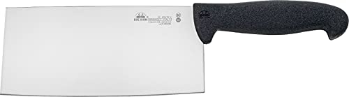 Due Cigni - Coltello da Chef Modello Cinese con Manico Nero: L'Eccellenza del Taglio