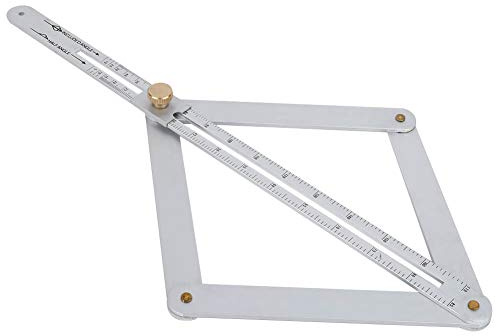 Eckwinkelsucher Deckenrelikte Quadratischer Winkelmesser Einstellbares Tragbares Werkzeug aus Aluminiumlegierung für Endlose Anwendungen
