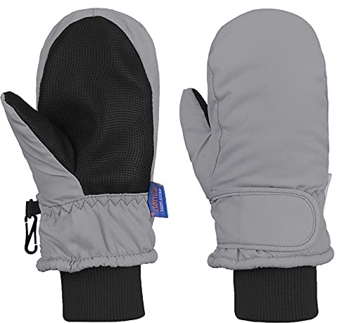 Durio Skihandschuhe für Kinder und Kleinkinder Wasserdicht Handschuhe Warme Fäustlinge Handschuhe Für Kinder von 1 bis 6 Jahren