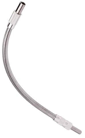 MIVOS Portabit magnetico - Bit - Bit da 1/4 di pollice - Prolunga magnetica - Lunghezza 300 mm - Connettore per cacciaviti - Prolunga flessibile