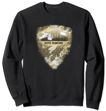 Camo Wasservögel Ente Jagd Liebhaber Jäger Camouflage Sweatshirt