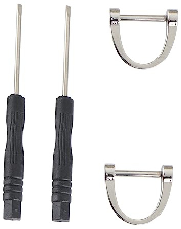 EXCEART 2pcs Metal Stainless Steel d D-rings with Shackle Car Keychain Camping Accessories U Shaped Rings Hardware Bags D Buckle Horseshoe Hook Men and Women