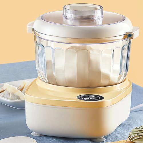 QUTBAG Household Small Kneading Machine, Automatic Dough Making Machine, Electric Stand Dough Mixer, Desktop Baking Bread Tool for Kitchen Baking Cooking Toast Croissants Noodle