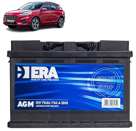 Batteria 70Ah A.G.M. per Ford Kuga 1.5 EcoBoost 1.5 2.0 gasolio 2019+